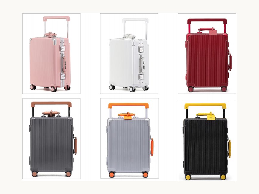 AW007 aluminum-frame PC luggage