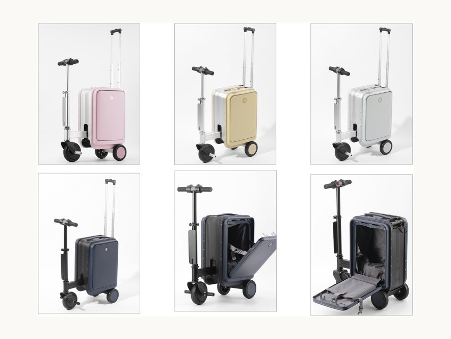 Smart electric rideable luggage